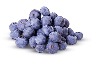 Ripe bunch of blueberries