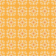 orange textile pattern with cross pattern