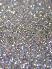 Silver background, silver sequins