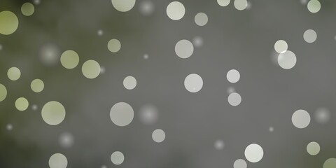 Light Gray vector backdrop with circles, stars.