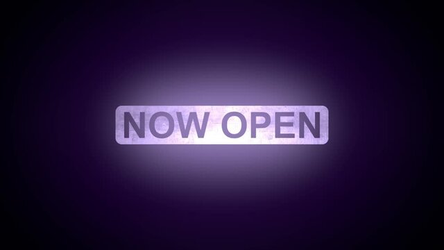 Now open opener end screen animation. Advertising title reveal.
