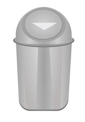 Home recycle bin. vector illustration