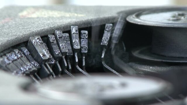 vintage typewriter