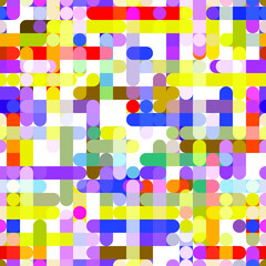 Colorful Abstract Pattern. Lines Seamless texture. Halftone vector background

