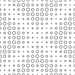 Circle Abstract Pattern.dotted Seamless texture.Halftone vector background.Polka Dots 