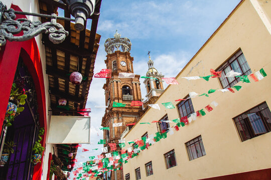 Church and Flags