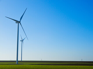 Eolienne en france, photo de haute qualitée 
