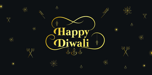 Happy Diwali luxury greeting cards, luxury banner design, logo design, icon design, festival logo design, luxury background