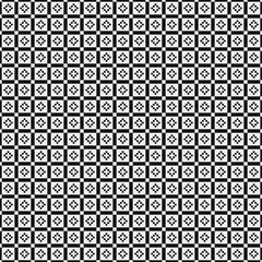 Abstract Cross Pattern Dots Logo generative computational art illustration