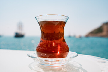 Fresh Tea in a beautiful location with sea views