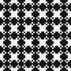 Fototapeta premium Abstract Cross Pattern Dots Logo generative computational art illustration