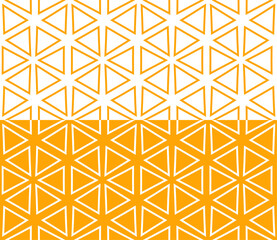 Fototapeta premium Abstract geometric hexagon seamless pattern