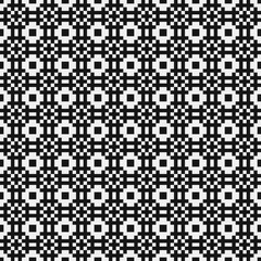 Fototapeta premium Abstract Cross Pattern Dots Logo generative computational art illustration