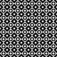 Fototapeta premium Abstract Cross Pattern Dots Logo generative computational art illustration