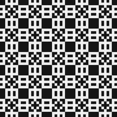 Fototapeta premium Abstract Cross Pattern Dots Logo generative computational art illustration