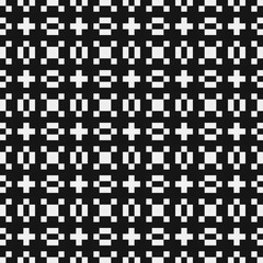 Fototapeta premium Abstract Cross Pattern Dots Logo generative computational art illustration