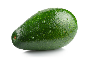 avocado fruit isolated on white background