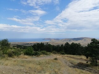 landscape with mountains