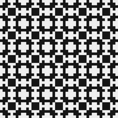 Fototapeta premium Abstract Cross Pattern Dots Logo generative computational art illustration