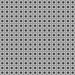 Fototapeta premium Abstract Cross Pattern Dots Logo generative computational art illustration