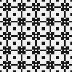 Fototapeta premium Abstract Cross Pattern Dots Logo generative computational art illustration