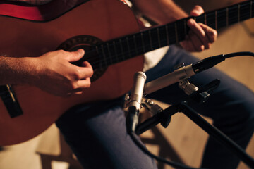 Guitar sound recording