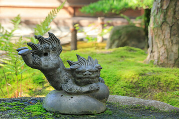 Obraz premium 承天寺 庭の置物