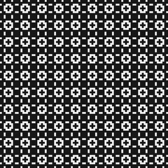 Fototapeta premium Abstract Cross Pattern Dots Logo generative computational art illustration