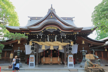 Fototapeta premium 櫛田神社 拝殿