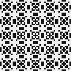 Fototapeta premium Abstract Cross Pattern Dots Logo generative computational art illustration