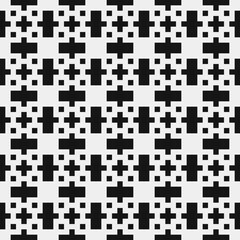 Abstract Cross Pattern Dots Logo generative computational art illustration