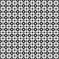 Fototapeta premium Abstract Cross Pattern Dots Logo generative computational art illustration