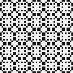 Fototapeta premium Abstract Cross Pattern Dots Logo generative computational art illustration