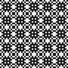 Fototapeta premium Abstract Cross Pattern Dots Logo generative computational art illustration