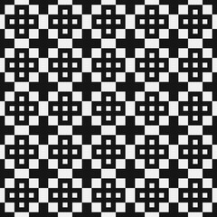 Abstract Cross Pattern Dots Logo generative computational art illustration