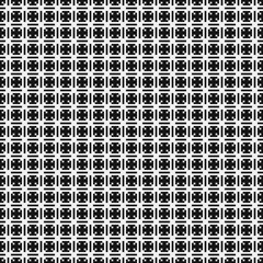 Abstract Cross Pattern Dots Logo generative computational art illustration