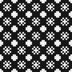 Abstract Cross Pattern Dots Logo generative computational art illustration