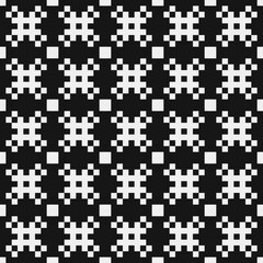 Fototapeta premium Abstract Cross Pattern Dots Logo generative computational art illustration