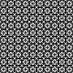 Abstract Cross Pattern Dots Logo generative computational art illustration