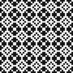 Fototapeta premium Abstract Cross Pattern Dots Logo generative computational art illustration