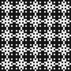 Fototapeta premium Abstract Cross Pattern Dots Logo generative computational art illustration