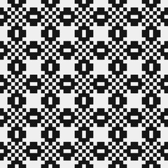 Abstract Cross Pattern Dots Logo generative computational art illustration