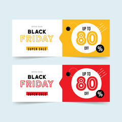Black Friday Sale. Black Friday Sale label. Vector ad illustration. Promotional marketing discount event. Design element for sale banners, posters, cards
