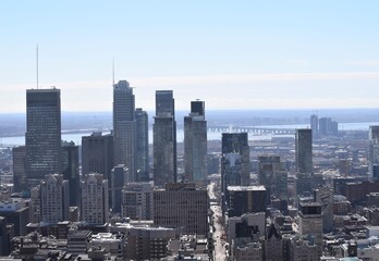 Canada Montreal City Skyline View