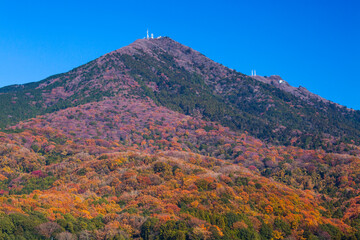 紅葉の筑波山