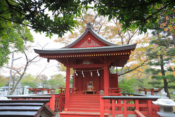 Fototapeta premium 鶴岡八幡宮 旗上弁財天社