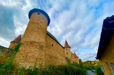 old castle in the city