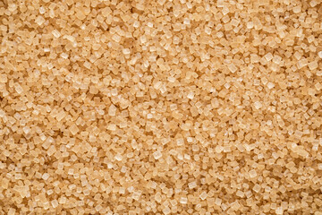 brown sugar.unrefined cane sugar.background. Top view. Flat lay. Powerful healthy sweetener.