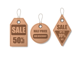 Tag. Label. Gift tags. Discount tags. Cardboard tags.