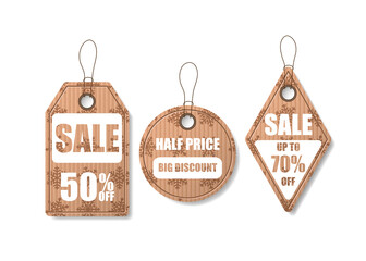Tag. Label. Gift tags. Discount tags. Cardboard tags.